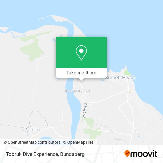 Tobruk Dive Experience map