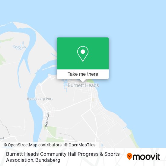 Mapa Burnett Heads Community Hall Progress & Sports Association