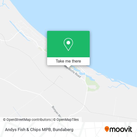 Andys Fish & Chips MPB map