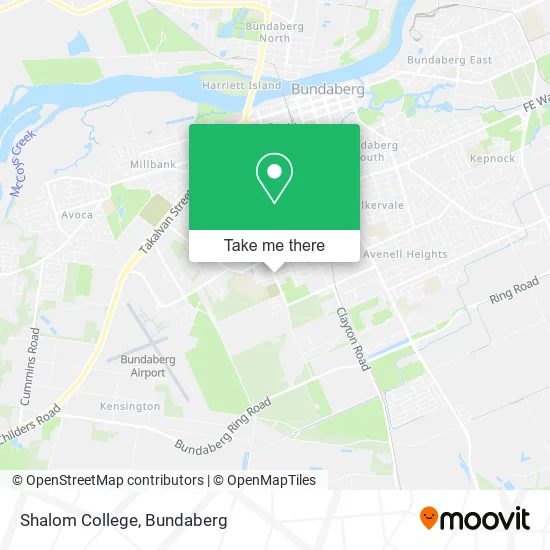 Shalom College map