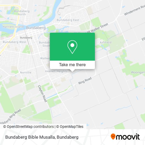 Bundaberg Bible Musalla map