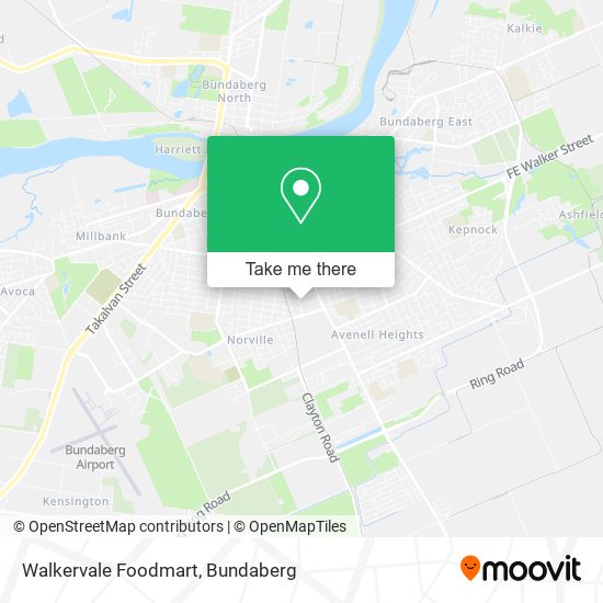 Walkervale Foodmart map