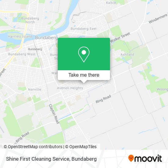 Mapa Shine First Cleaning Service