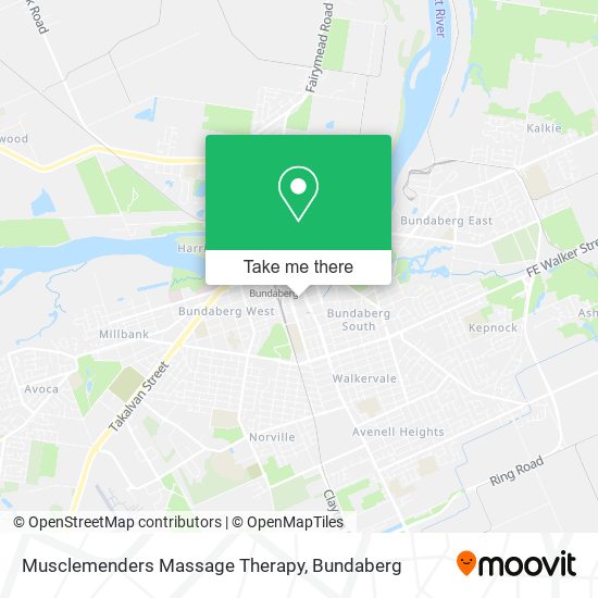 Musclemenders Massage Therapy map