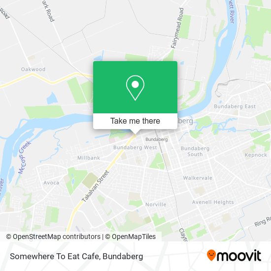 Somewhere To Eat Cafe map