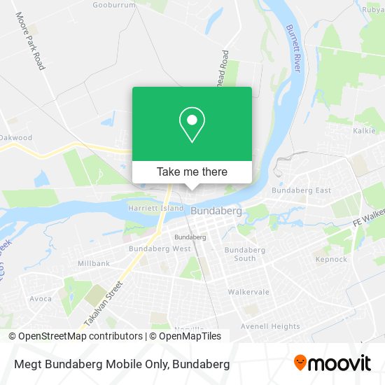 Mapa Megt Bundaberg Mobile Only