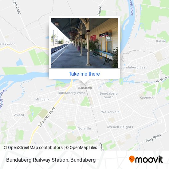 Bundaberg Railway Station map