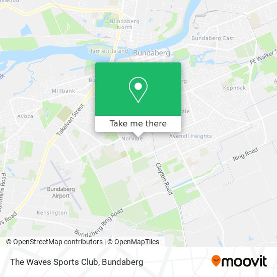 The Waves Sports Club map