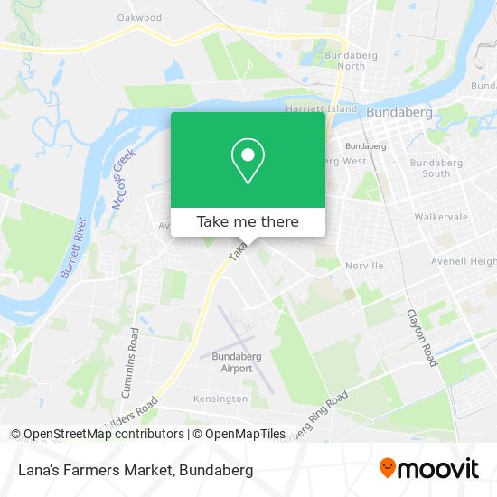Lana's Farmers Market map