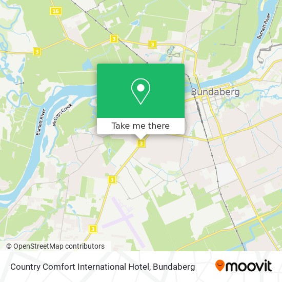Country Comfort International Hotel map