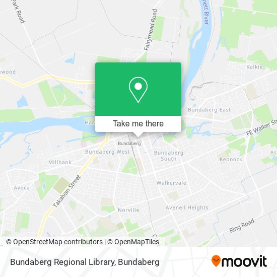 Bundaberg Regional Library map