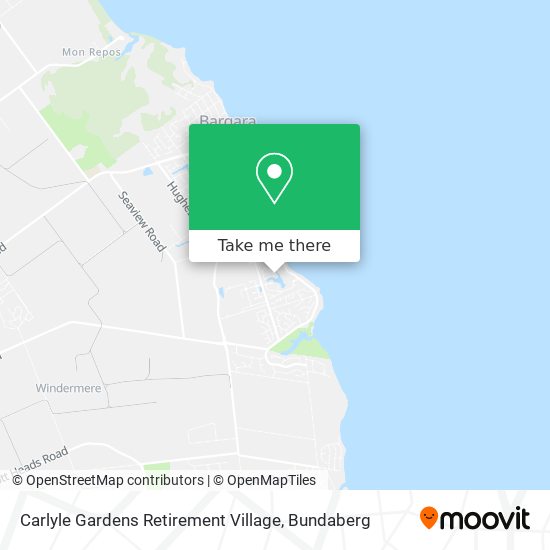 Carlyle Gardens Retirement Village map