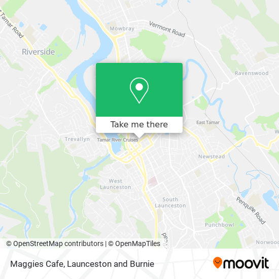 Maggies Cafe map