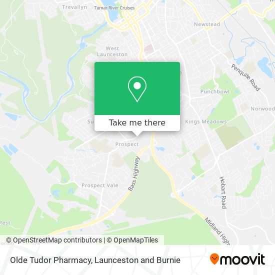 Olde Tudor Pharmacy map