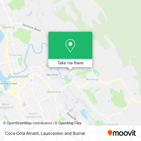Coca-Cola Amatil map
