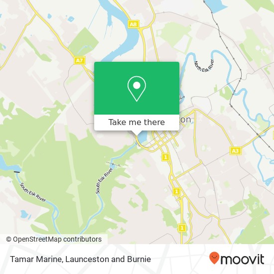 Tamar Marine map