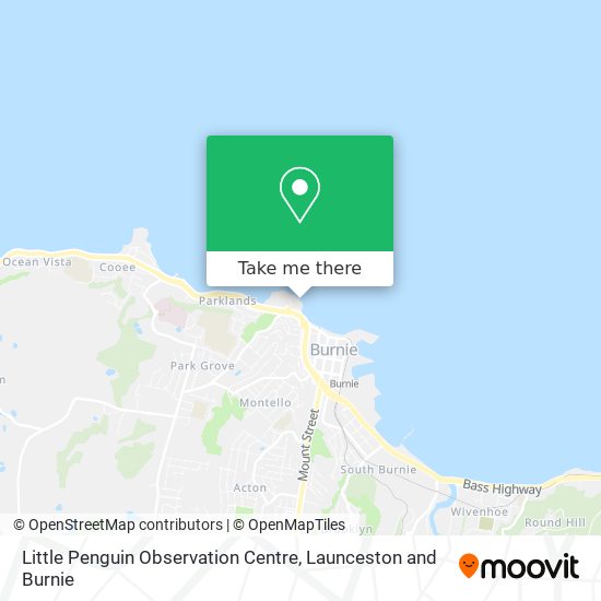 Mapa Little Penguin Observation Centre