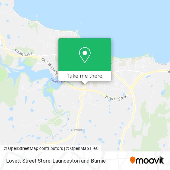 Lovett Street Store map