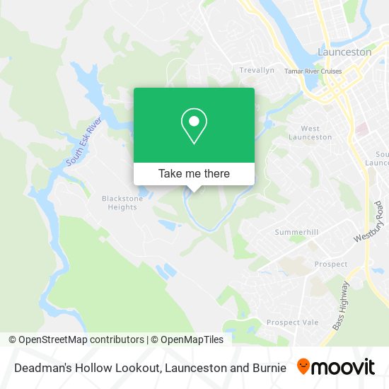 Deadman's Hollow Lookout map