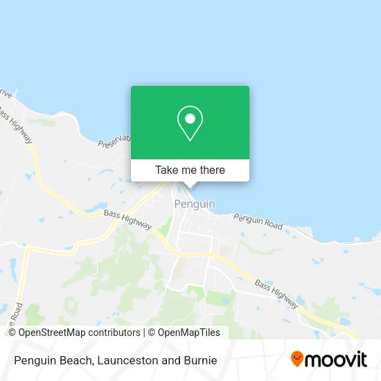 Penguin Beach map
