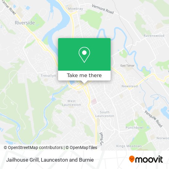 Jailhouse Grill map