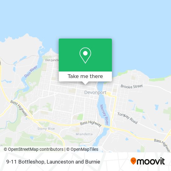 9-11 Bottleshop map