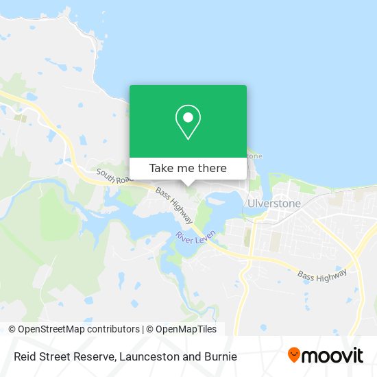 Reid Street Reserve map