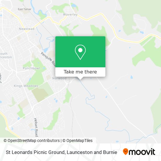 St Leonards Picnic Ground map