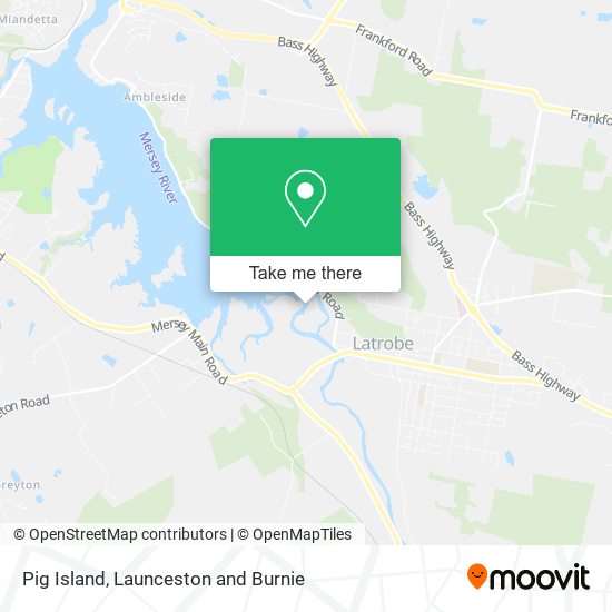 Pig Island map