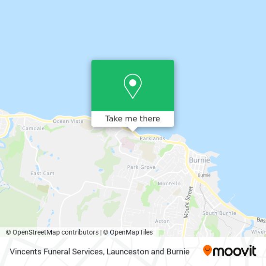 Vincents Funeral Services map
