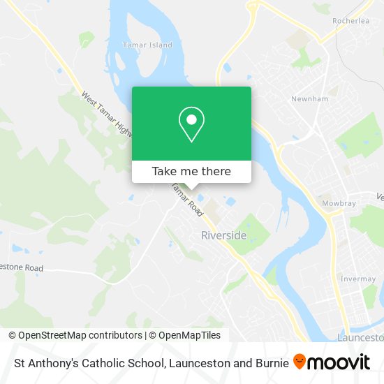 St Anthony's Catholic School map