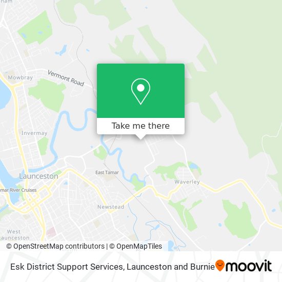 Esk District Support Services map
