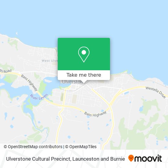 Ulverstone Cultural Precinct map