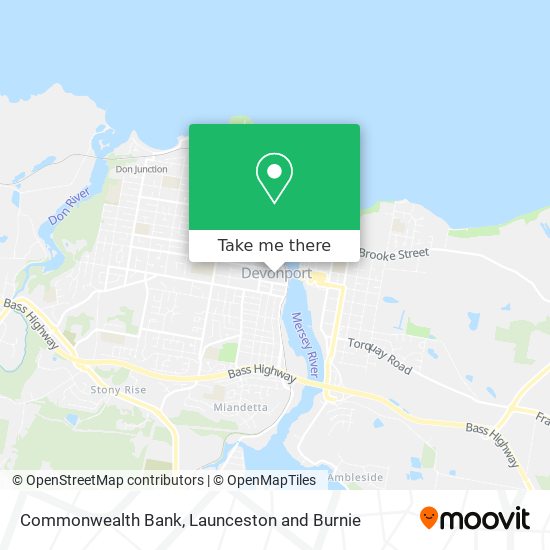 Commonwealth Bank map
