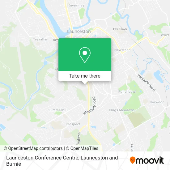 Launceston Conference Centre map