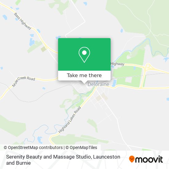 Serenity Beauty and Massage Studio map