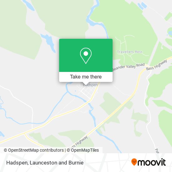 Hadspen map