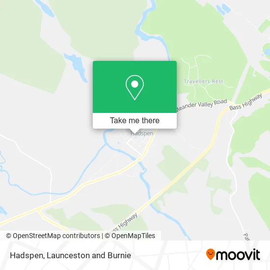 Hadspen map