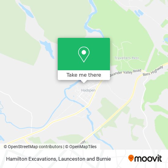Hamilton Excavations map