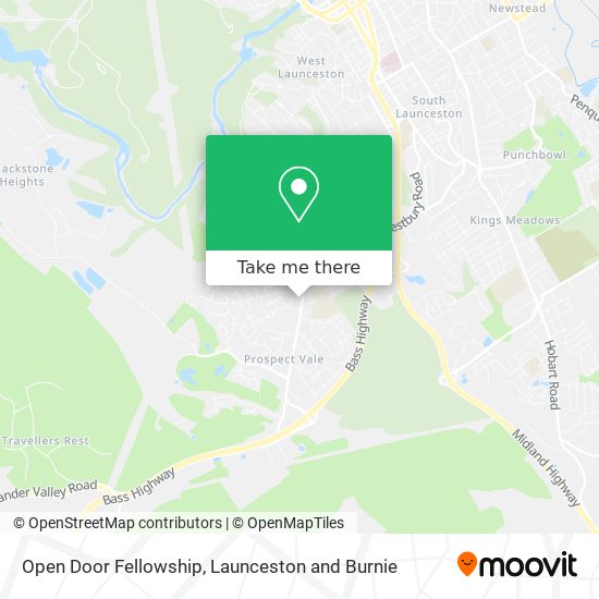 Open Door Fellowship map