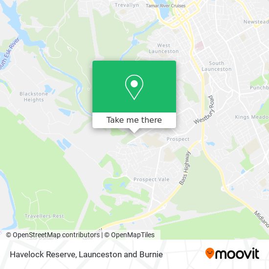 Havelock Reserve map