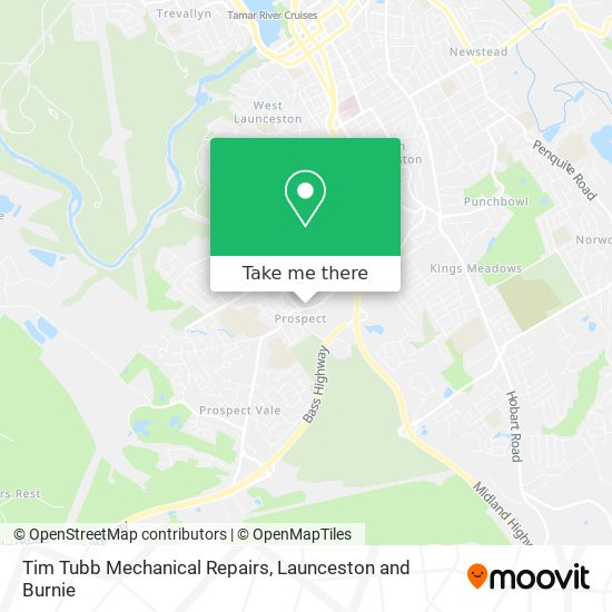 Tim Tubb Mechanical Repairs map
