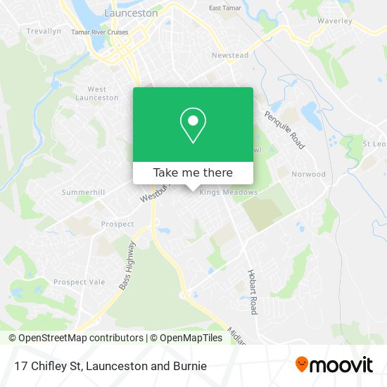 17 Chifley St map