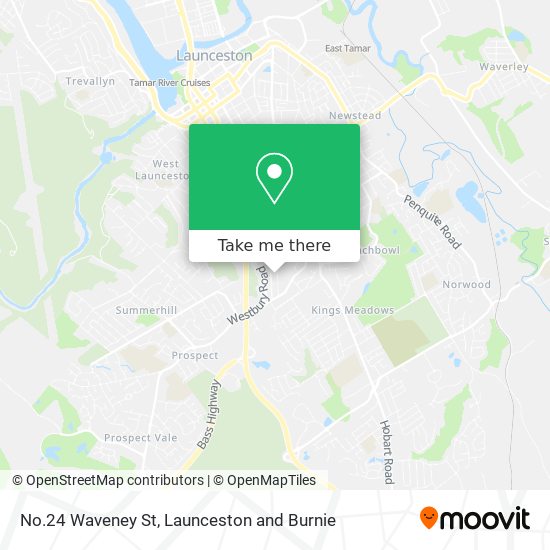 No.24 Waveney St map