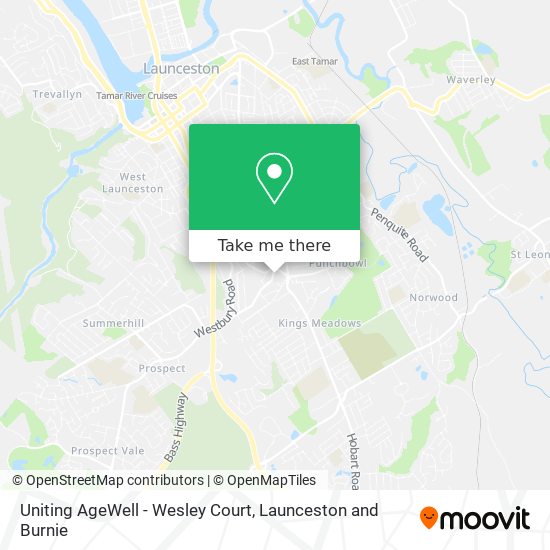 Uniting AgeWell - Wesley Court map