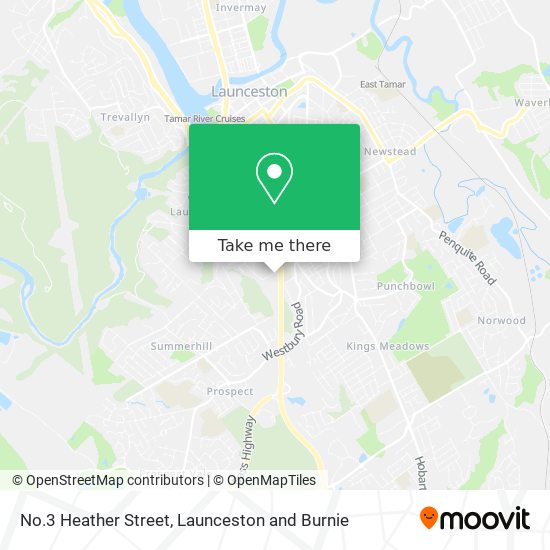 No.3 Heather Street map