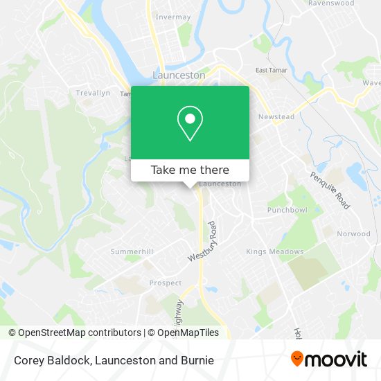 Corey Baldock map