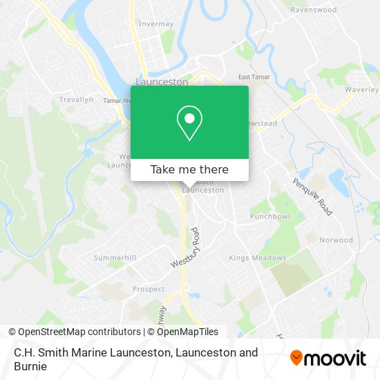 C.H. Smith Marine Launceston map