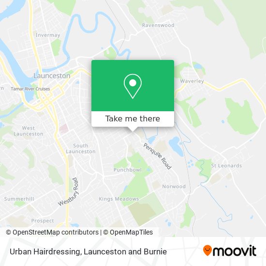 Urban Hairdressing map