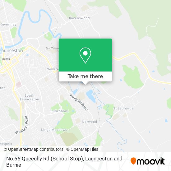 No.66 Queechy Rd (School Stop) map